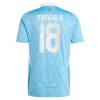 Maillot de Supporter Belgique Mangala 18 Extérieur Euro 2024 Pour Homme